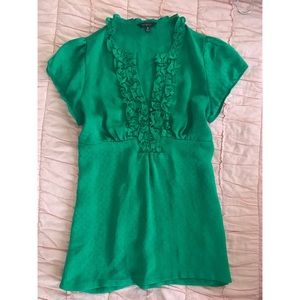 Maurice’s Ruffled Polka Dot Top